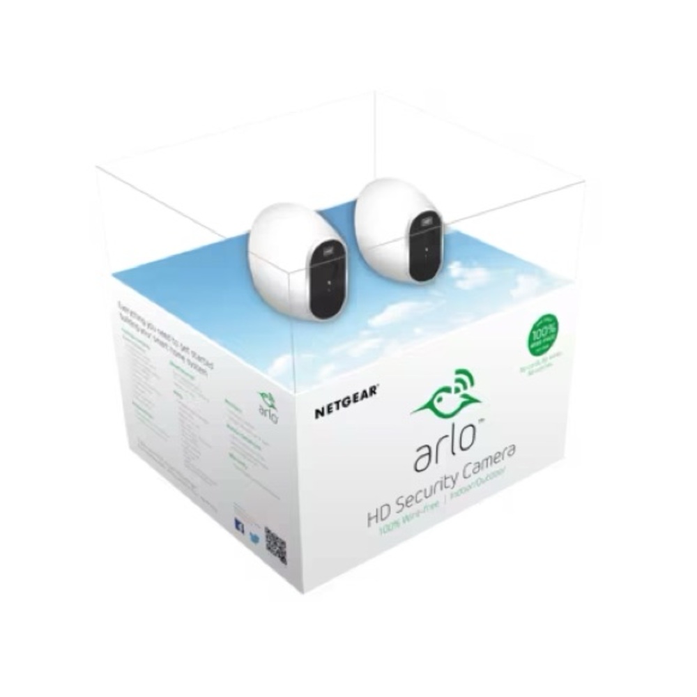 Netgear Arlo VMS3230 Wireless Battery CCTV Kit 2 Camera system